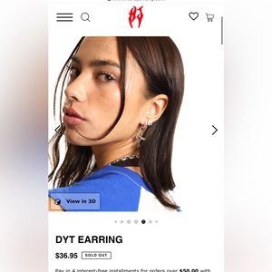 Hard jewlery earring new *